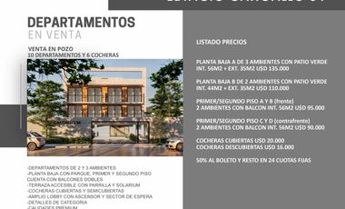 DEPARTAMENTO 2 AMBIENTES EN PLANTA BAJA CON OPCIONAL COCHERA - RAMOS MEJIA