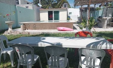 Casa de una planta y con piscina en Chuburná Puerto