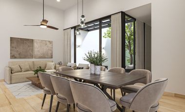 Casa en venta una planta Mérida Yucatán, Privada Návita Santa Gertrudis Copó