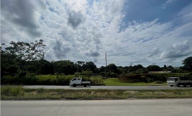 Venta de lote  en via Panamericana en la chorrera