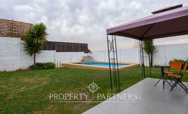 4 dormitorios con piscina, 360 m2 terreno Macul Alto/Camino de las Araucarias