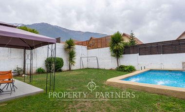 4 dormitorios con piscina, 360 m2 terreno Macul Alto/Camino de las Araucarias