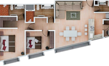 Departamento en Venta en Toluca, Col. Morelos. Modelo Standard