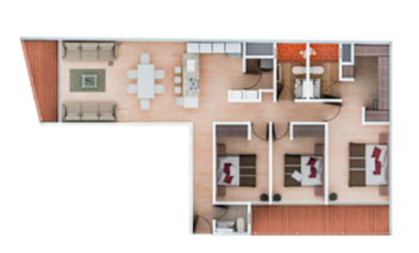 Departamento en Venta en Toluca, Col. Morelos. Modelo GRAND