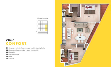 Departamento en Venta en Toluca, Col. Morelos. Modelo Confort