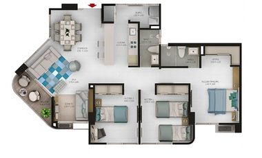 Cesión de Venta Apartamento en Oportunidad en Mediterranea Tower