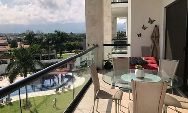 Departamento  en Paraíso Country Club Emiliano Zapata - CRB-1192-De