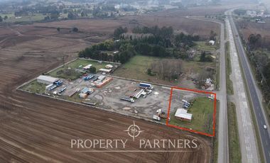 Se arrienda terreno comercial  ubicado en Lautaro de 1.700 m2 a orilla de carretera