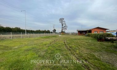 Se arrienda terreno comercial  ubicado en Lautaro de 1.700 m2 a orilla de carretera