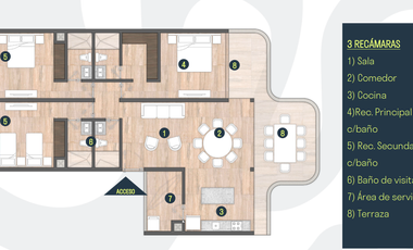 Departamento en venta frente al mar: Mar Crisanto