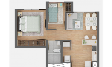 Venta apartaestudio en Puente Aranda