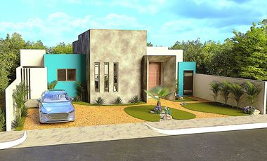 Residencia “Cozumel” de una sola planta con amenidades