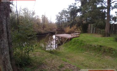 Alquiler Semanal   Unica casa a orillas del arroyo gran parque , amoblada, parrilla fogon galeria  s/ predio de 3000 m2