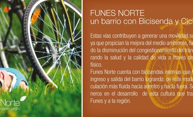 Terreno - Funes norte - Financiación - Lago