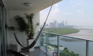 Alquilo apartamento amoblado  con vista al mar Piso alto