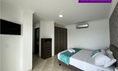 DEPARTAMENTO AMOBLADO, FRENTE AL MAR EN URBANIZACIÓN CIUDAD DEL MAR