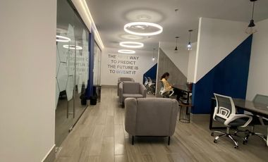 RENTA DE OFICINA ACONDICIONADA EN TORRE ALBERTINA