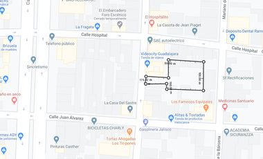 TERRENO COMERCIAL CON OFICINAS  EN RENTA ZONA CENTRO