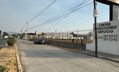 Lote de terreno  comercial e industrial en renta, Morelia, Mex