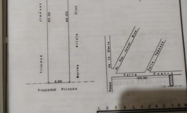 Terreno en venta en colonia reforma