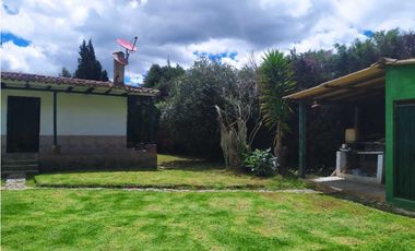 VENDO CASA CAMPESTRE REA 1.000 m2 .ZONA RURAL TABIO CUNDINAMARCA