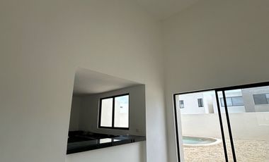 Renta de Casa nueva En Residencial De Conkal