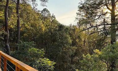 TERRENO CON CABAÑA EN VENTA,  RESIDENCIAL CAMPESTRE EL TIGRE MAZAMITLA