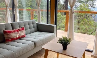 TERRENO CON CABAÑA EN VENTA,  RESIDENCIAL CAMPESTRE EL TIGRE MAZAMITLA