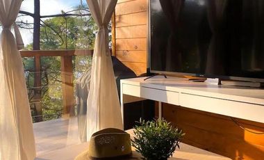 TERRENO CON CABAÑA EN VENTA,  RESIDENCIAL CAMPESTRE EL TIGRE MAZAMITLA
