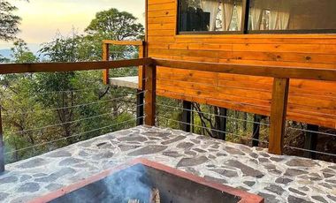 TERRENO CON CABAÑA EN VENTA,  RESIDENCIAL CAMPESTRE EL TIGRE MAZAMITLA