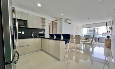 Espectacular apartamento amoblado en Bocagrande