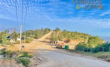 Parcela en Venta en Proyecto Verde Mar, Belloto (Limache)