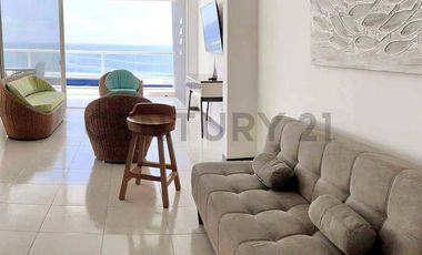 RENTA DEPARTAMENTO FRENTE AL MAR EN PLAYA SANTA MARIANITA - MANTA