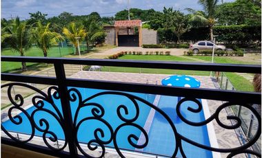 Esplendida Cabaña en Sabanagrande con Piscina, Kiosko y Cancha