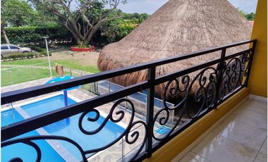 Esplendida Cabaña en Sabanagrande con Piscina, Kiosko y Cancha