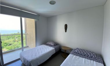 Hermoso apartamento amoblado con vista al mar