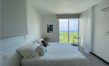 Hermoso apartamento amoblado con vista al mar