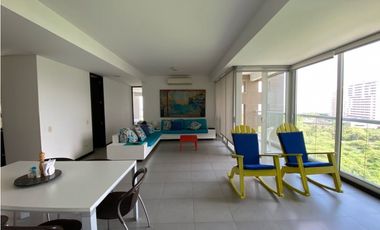 Hermoso apartamento amoblado con vista al mar