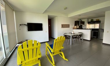 Hermoso apartamento amoblado con vista al mar