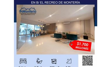SE VENDE CASA DE DOS PISOS EN BARRIO EL RECREO DE MONTERA