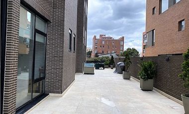 ARRIENDO EXCELENTE APARTAMENTO EN NOGAL CON  LINDA TERRAZA de 70 MTS