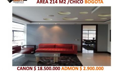 *ARRIENDO OFICINA AMOBLADA 214 M2 EN CALLE 94