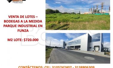 *VENTA LOTES INDUSTRIALES FUNZA