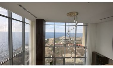 SE VENDE ESPECTACULAR APTO  DUPLEX VISTA  FRENTE AL MAR EN BQUILLA