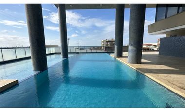 SE VENDE ESPECTACULAR APTO  DUPLEX VISTA  FRENTE AL MAR EN BQUILLA