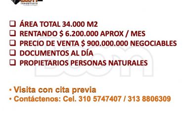 *VENTA LOTE LADRILLERA RENTANDO EN TAUSA