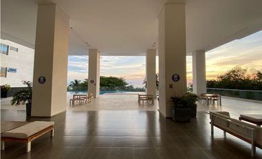 Precioso apartamento amoblado en primera línea de playa