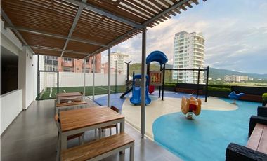 Precioso apartamento amoblado en primera línea de playa