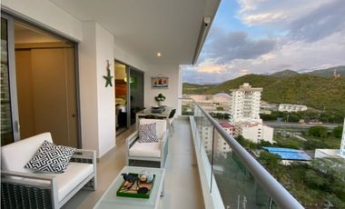 Precioso apartamento amoblado en primera línea de playa