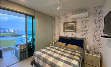 Precioso apartamento amoblado en primera línea de playa